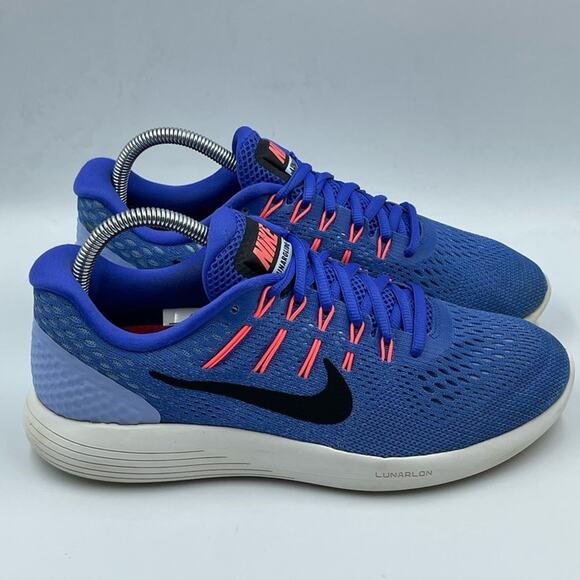 Nike Lunar Glide 8 Running Shoes AA8677-406 Women’s Sz 9 - Picture 1 of 10